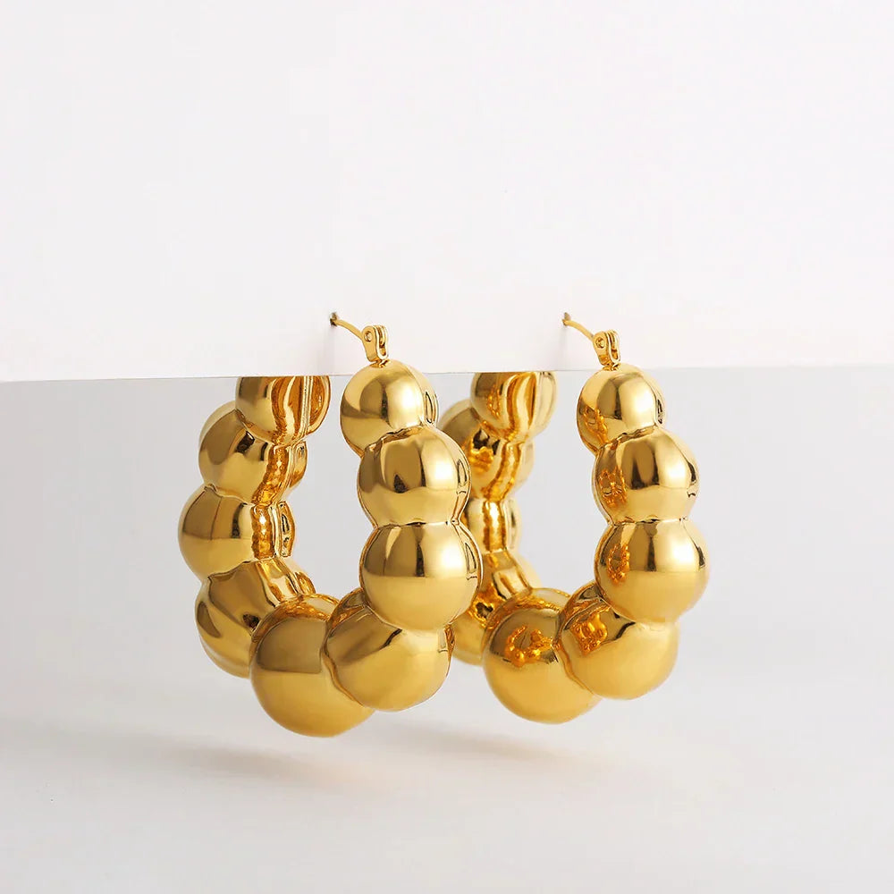 Vintage Gold-Ohrringe
