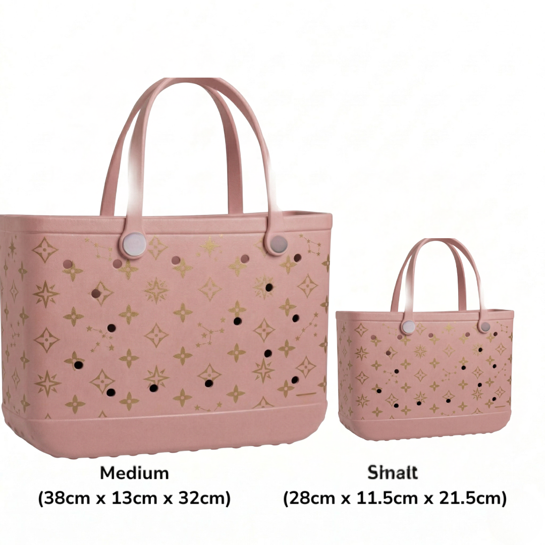 LuxeCarry Tragetasche — Wasserfeste Monogramm-Edition