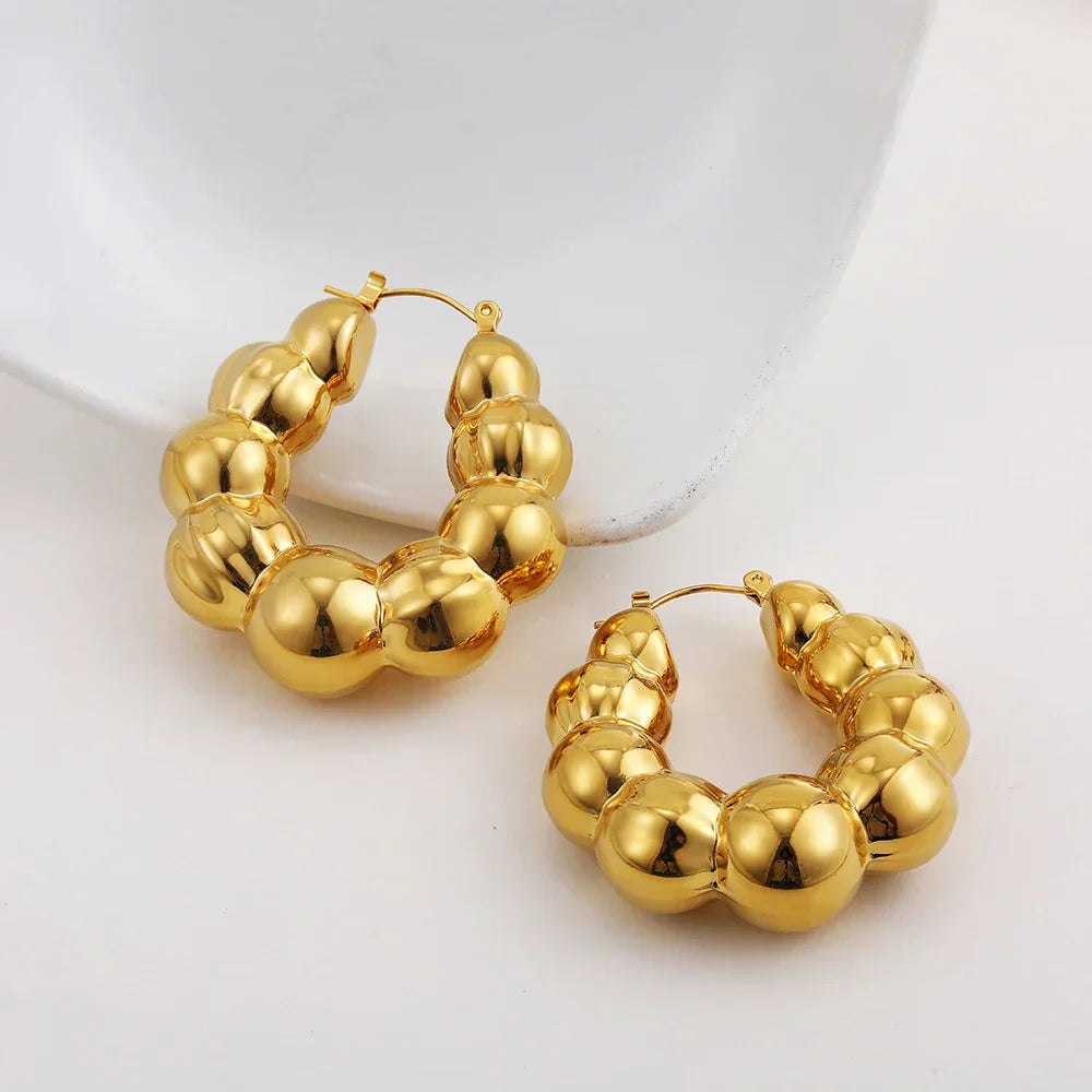 Vintage Gold-Ohrringe
