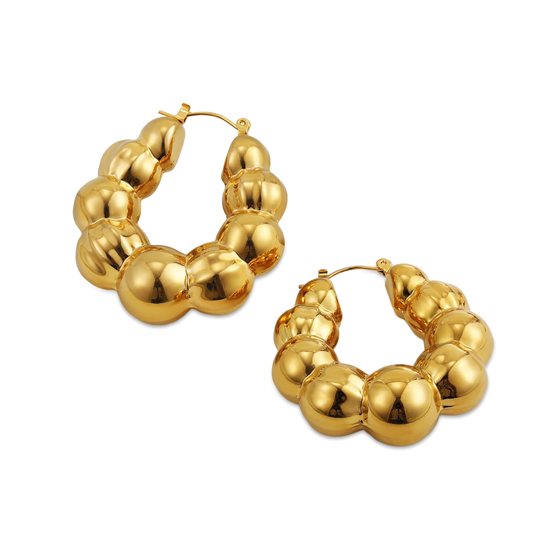 Vintage Gold-Ohrringe