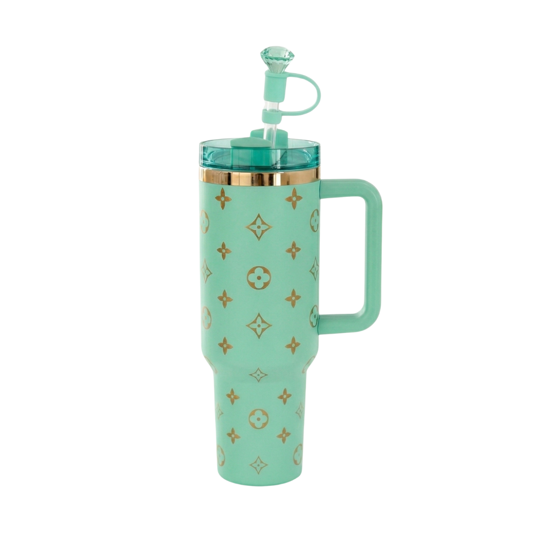 Luxus - Tumbler (1,2 l) – Aquablau