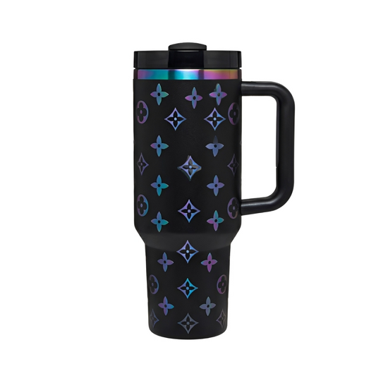 Luxus - Tumbler (1,2 l) – Schwarz Irisierend