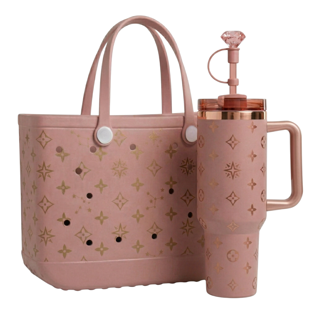 LuxeCarry Duo-Set — Tragetasche +  Tumbler